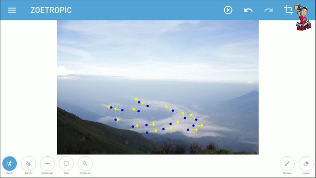 Cara Membuat Foto Bergerak, Sangat Mudah Zoetropic