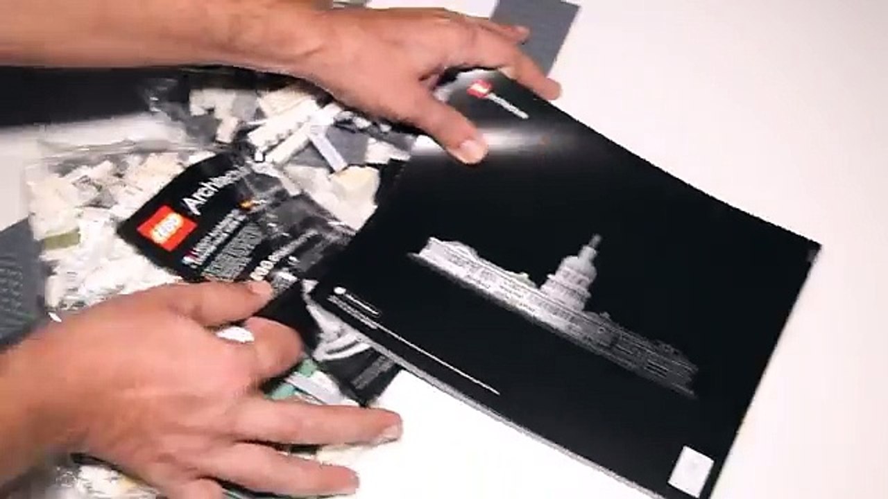 Lego Architecture 21030 United States Capitol Building Speed Build