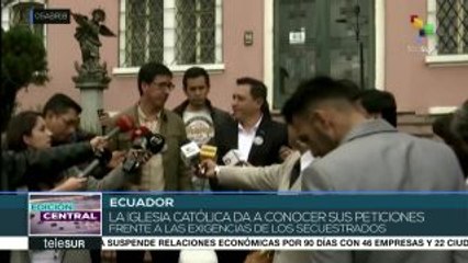 Ecuador: familias de periodistas secuestrados reciben apoyo de Iglesia