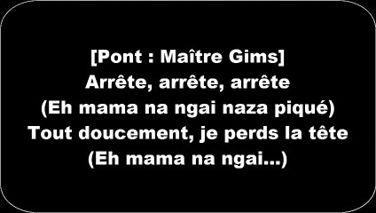 Maitre Gims - Tu m'as dit (Paroles_Lyrics)