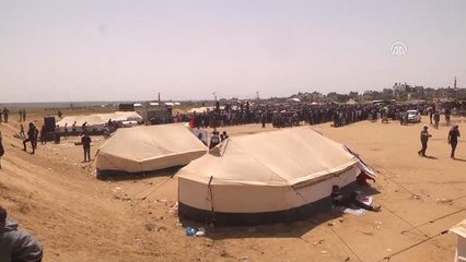 Gazze Sınırındaki Gösterilerde Türk Bayrağı - Han