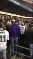 Footage Emerges Of Eagles Fans Shaking Hands With & Hugging Vikings Fans After Game