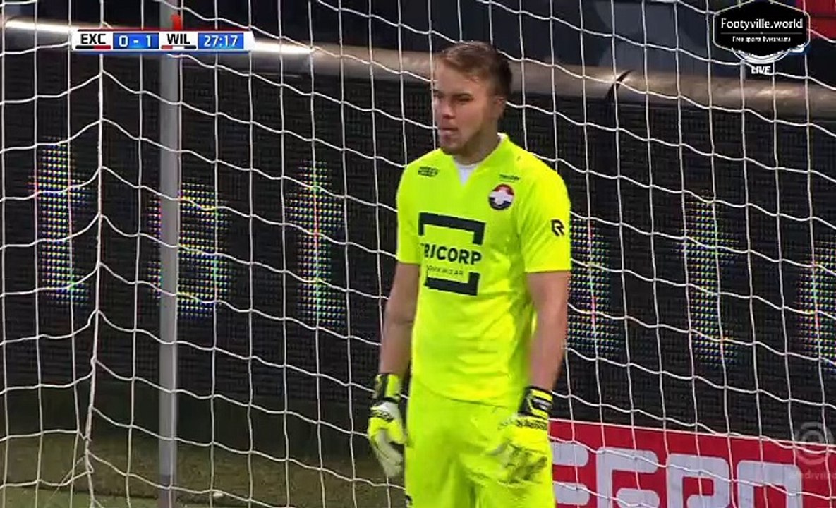 1-1 Luigi Bruins Penalty Goal HD - Excelsior 1-1 Willem II 06.04.2018