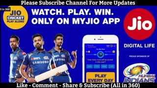 JIO New Plan | 1 GB Data only in 2.5 ₹ | How to play Jio IPL play along | Full details