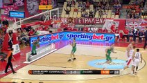 Ολυμπιακός 85-86 Ζαλγκίρις - Πλήρη Στιγμιότυπα 05.04.2018