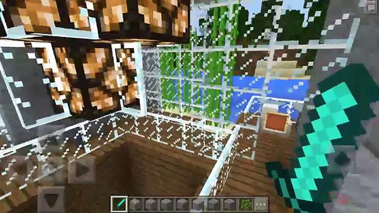 Лучший механический дом в майнкрафт pe 0.15+