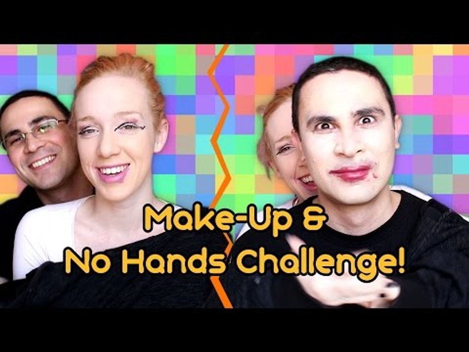 2 Προκλήσεις Σε 1! (Make-Up & No Hands Challenge)