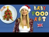 Baby Food Art with Clio #6 | Christmas Tree