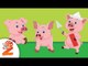 Three Little Piggies | #ZouzouniaTV Nursery Rhymes & Kids Songs