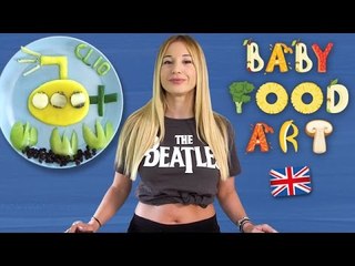 Baby Food Art with Clio #12 | Yellow Submarine