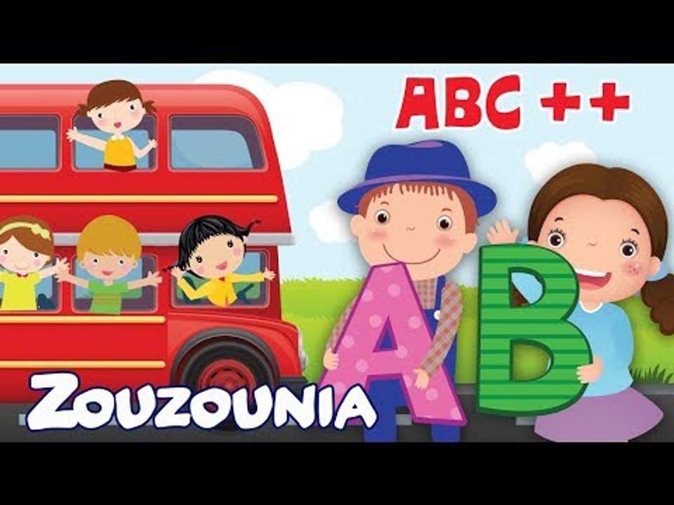 ABC (Alphabet Song) & more | Αnimated Νursery Rhymes & Kid Songs Compilation by Zouzounia TV