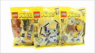 LEGO MIXELS SERIES 7 MIXIES TRIBE TRUMPSY JAMZY TAPSY OPENING & REVIEW