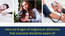 8 Warning Signs That Your Body Needs More Magnesium