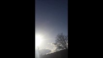 California NIBIRU PlanetX Wormwood Crazy Footage Clear in Sunruse April 1 2018