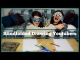 Drawing Youtubers Blindfolded  || fraoules22