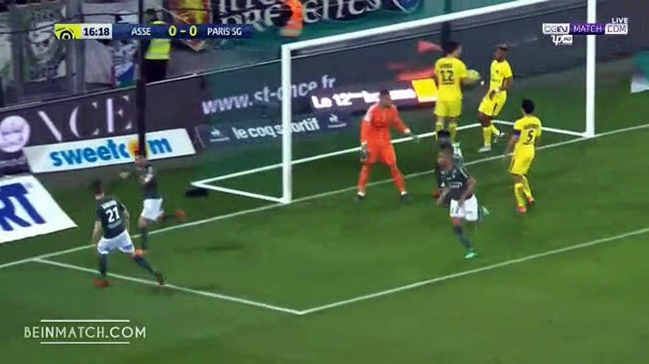 Buts Saint-Etienne - Paris Saint-Germain  résumé ASSE- PSG 1-1