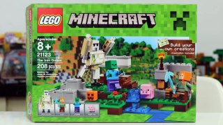 LEGO MINECRAFT the IRON GOLEM SET TOY REVIEW | RADIOJH AUTO