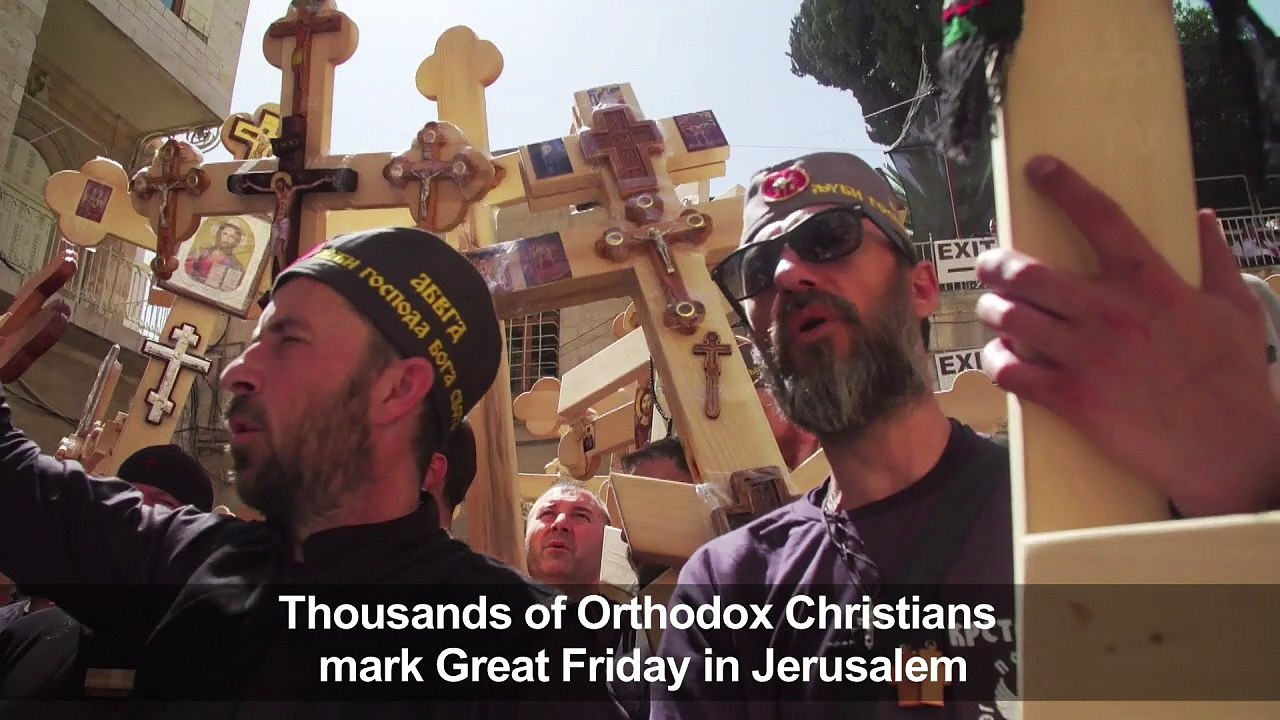 Orthodox Christians mark Good Friday in Jerusalem