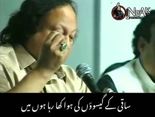 Soo ghumon ko nichorne k baad Aik qatra shahrab banti hai