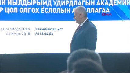 Başbakan Yıldırım Moğolistan'da Konuştu Odağımız İnsan 4