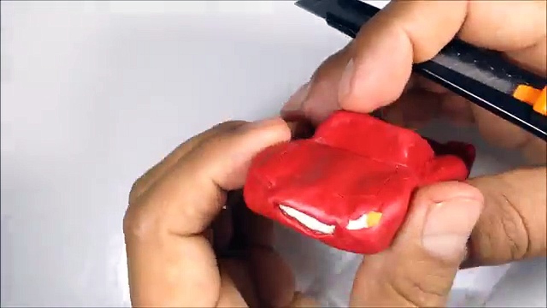 rayo mcqueen plastilina