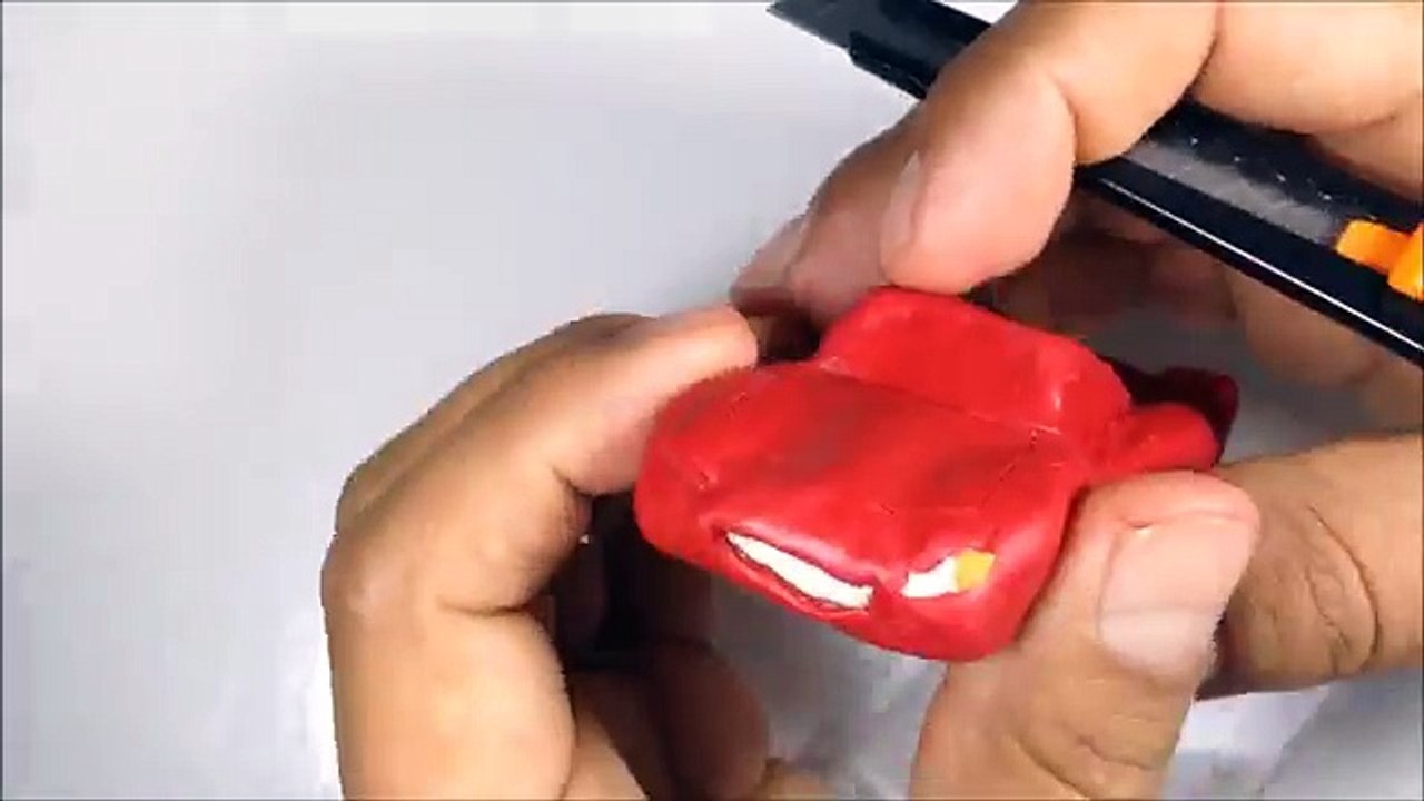 ✅ COMO HACER AL RAYO MCQUEEN DE PLASTILINA PASO A PASO ✅ MI MUNDO DE PLASTILINA - MY CLAY WORLD