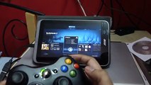 Xbox 360 wireless controller with Windows 8.1 tablet