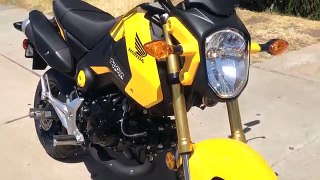 new Honda Grom Yellow