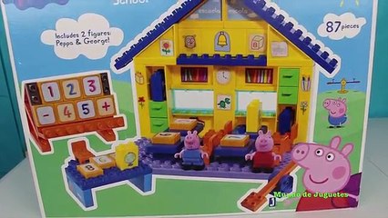 Peppa Pig School | Escuela de Peppa Pig Bloques de Construcciones| Juguetes de Peppa Pig