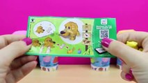 Vídeo educativo para Aprender Colores para niños con Huevos Kinder Sorpresa de Peppa Pig y Play Foam