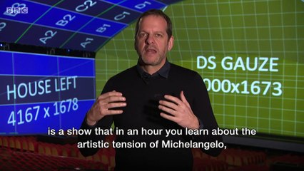 Michelangelo has been brought to life by Marco Balich