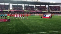 ‪¡Se pasaron !‬‪El público cantó bien fuerte el himno nacional ‬‪‬‪Fecha 2️⃣‬‪Copa América Femenina Chile 2018 ‬