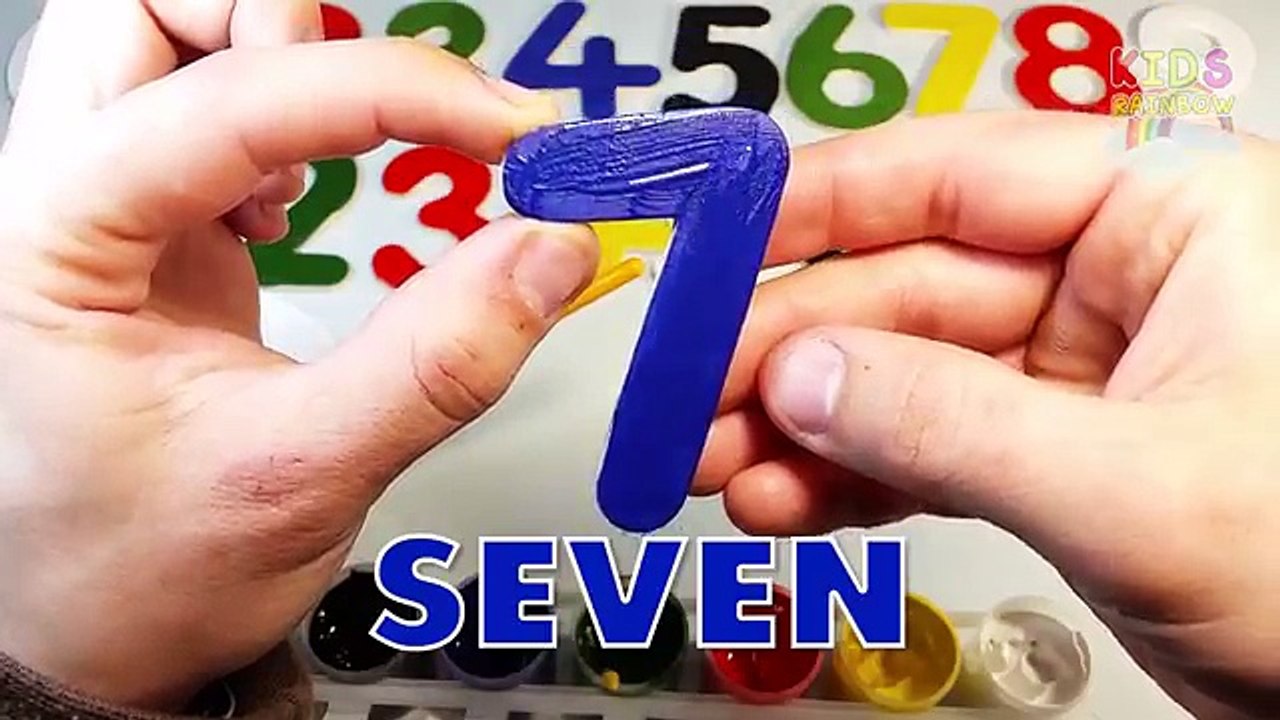 Numbers Puzzle Spelling Song Wooden 123 Color Learn Counting Number ...
