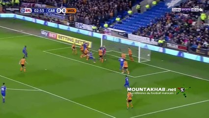ROMAIN SAISS VS CARDIF تحركات رومان سايس ضد كارديف