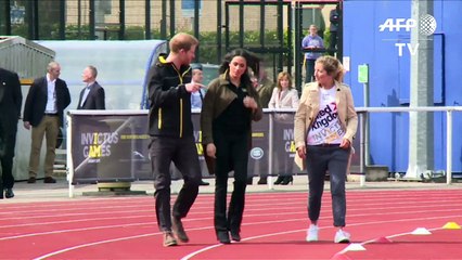 Enrique y Meghan conviven con soldados heridos