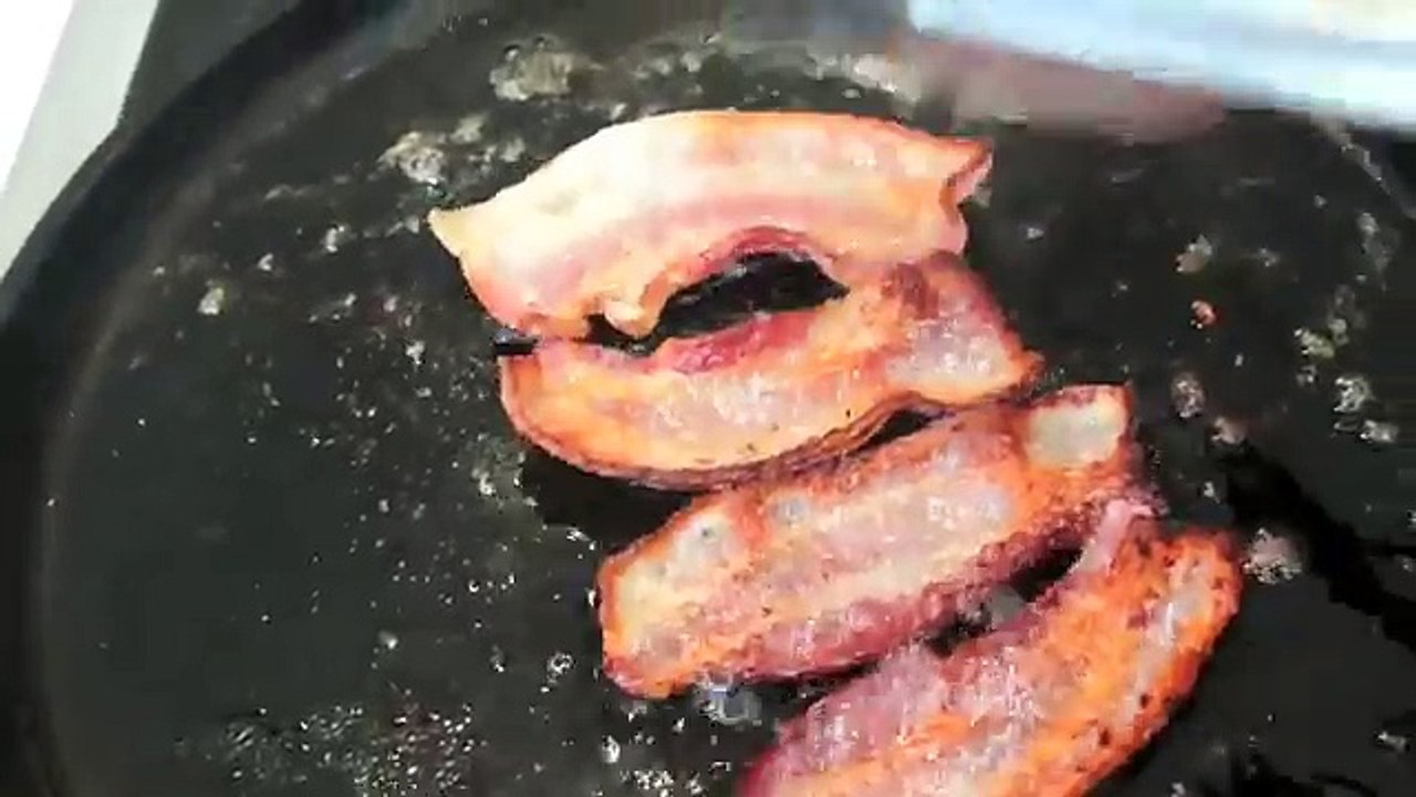 Fried Peanut Butter and Banana Sandwich, with Bacon!
