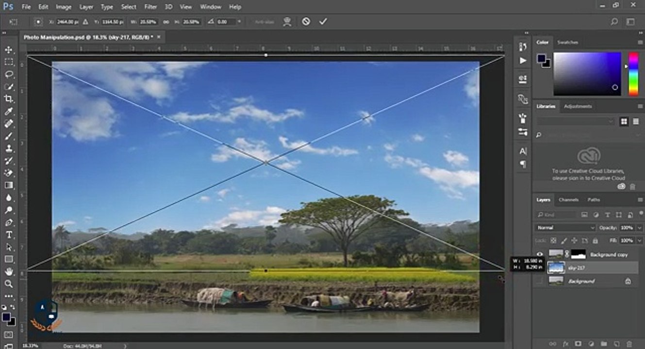 Photoshop Tutorial: How to replace Sky | Adobe Photoshop CC 2017
