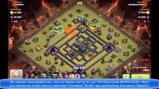 Clash Of Clans - HoGoWiWi And Level 4 Mass Dragons vs Popular Internet Base