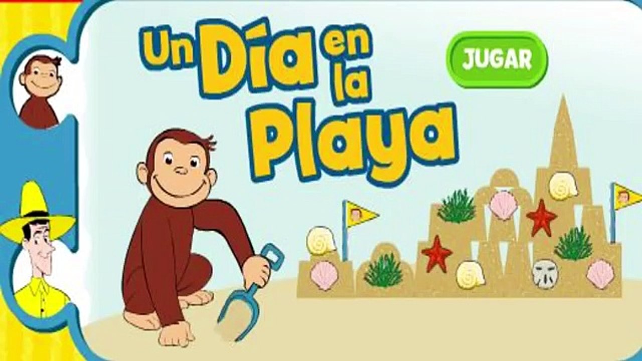 Jorge el Curioso - Un Dia en la Playa - Juego Para Ninos - Español