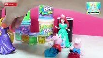 SLIME SLUDGE PUTTY Jelly Clay Party Magiclip Princess Ariel, Rapunzel, Peppa Pig and Family