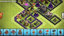 Clash of Clans - Town Hall 8 Defense (CoC TH8) BEST Trophy Base Layout with BOMB TOWER