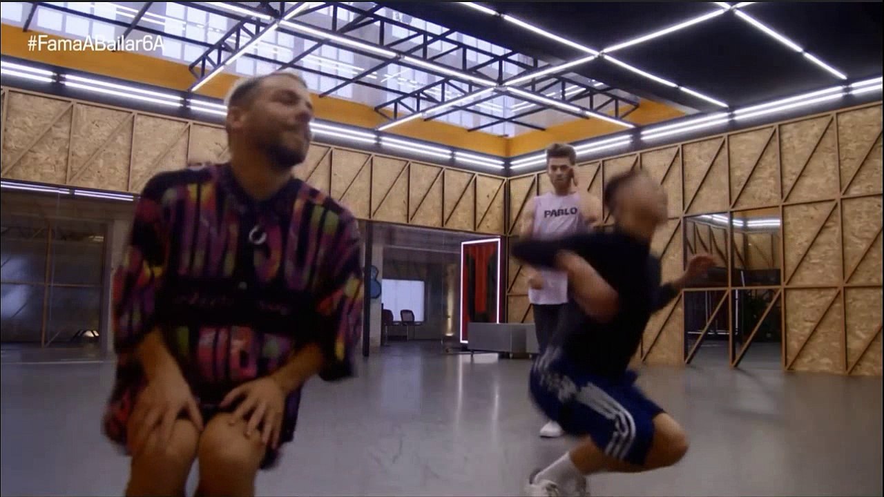Pablo y Ester ensayando con Raymon. 6 abril