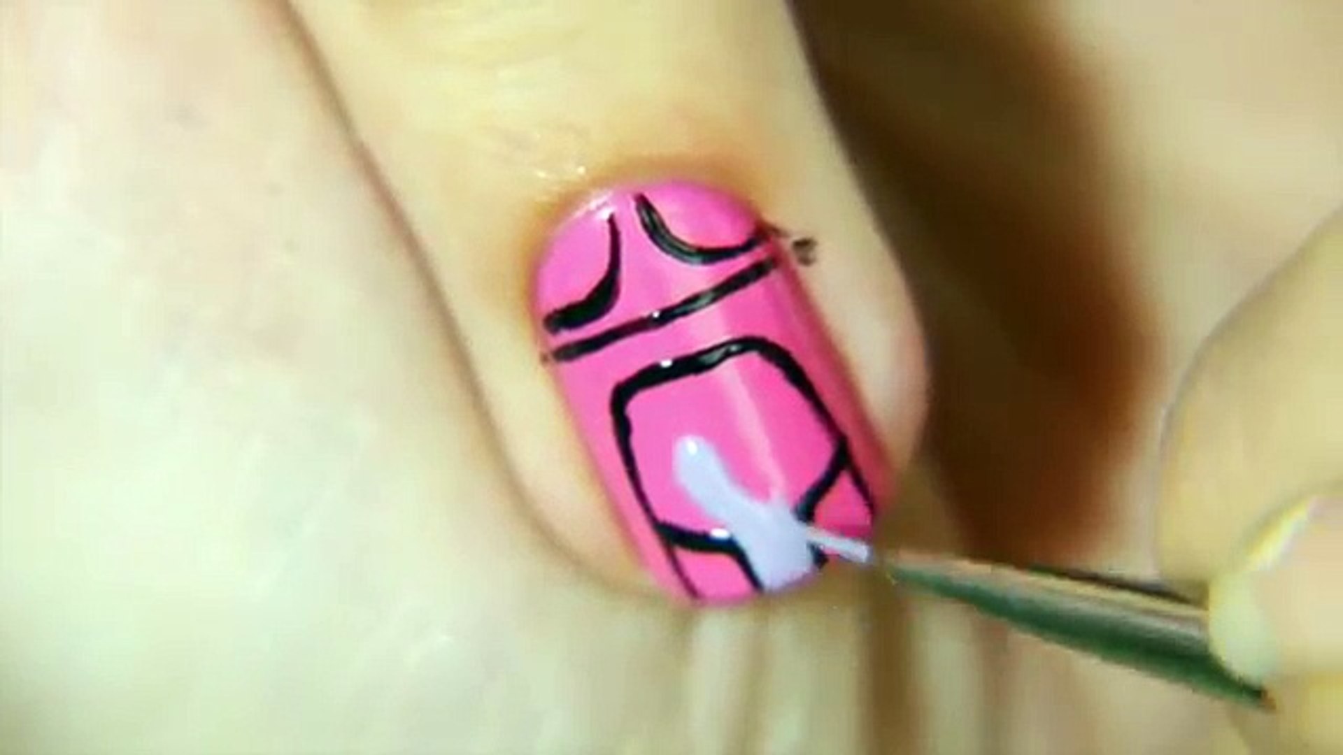 ⁣⚡ Маникюр Время Приключений | Adventure Time nail art tutorial ⚡