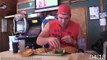 STUFFED Burger Challenge w/ Cheese, Bacon, & Mushrooms!!