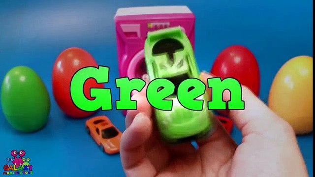 Toy Washing Machine Learn Colors with Surprise Eggs Learning Video For Toddlers and Kids | Educational child channel