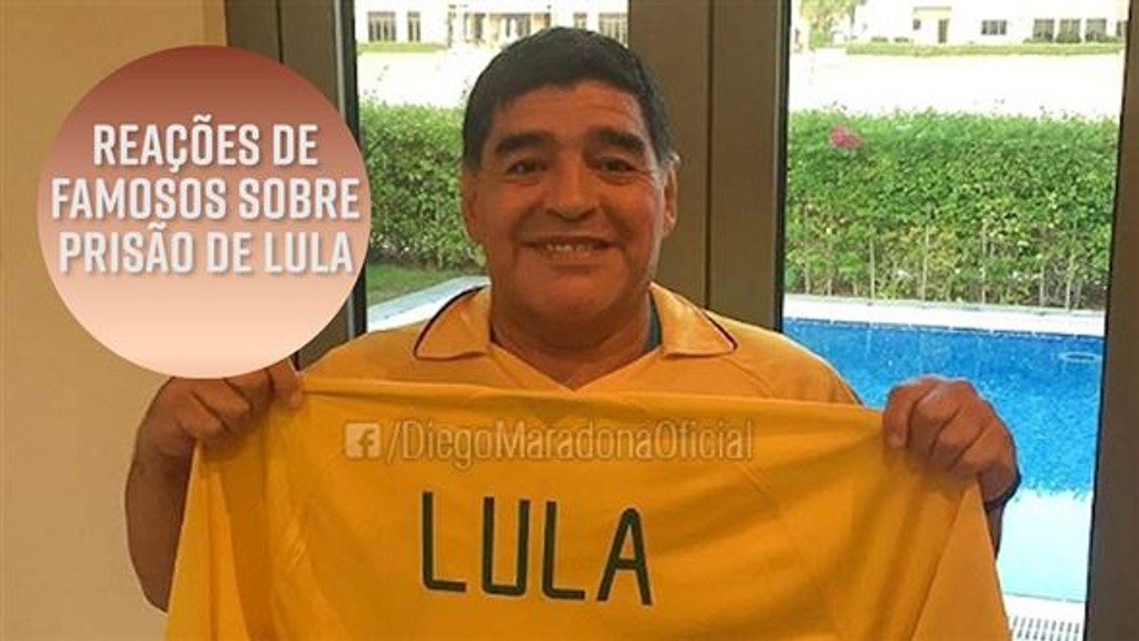 Reações de celebridades à prisão do Lula