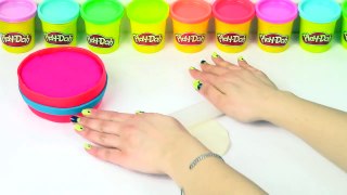 Play Doh Cake and Ice Cream Cheerios Gravity Cake Rainbow Learning Diy Castle Toys