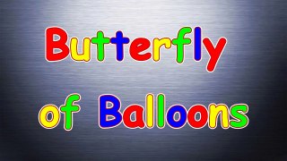 Butterfly of balloons