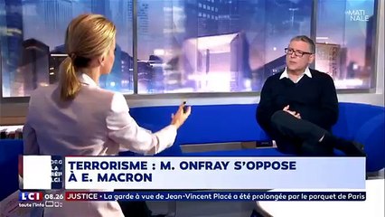 Michel Onfray: "Tant qu'il y aura LeMonde, Liberation, Joffrin, Plenel, Mediapart... On aura des dénégateurs du réel qui nous expliqueront que si on dit ce qu'est le terrorisme, on est un islamophobe."