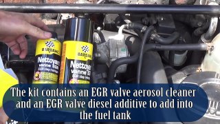EGR valve cleaning WITHOUT DISMANTLING - Cleaner kit test Before/After